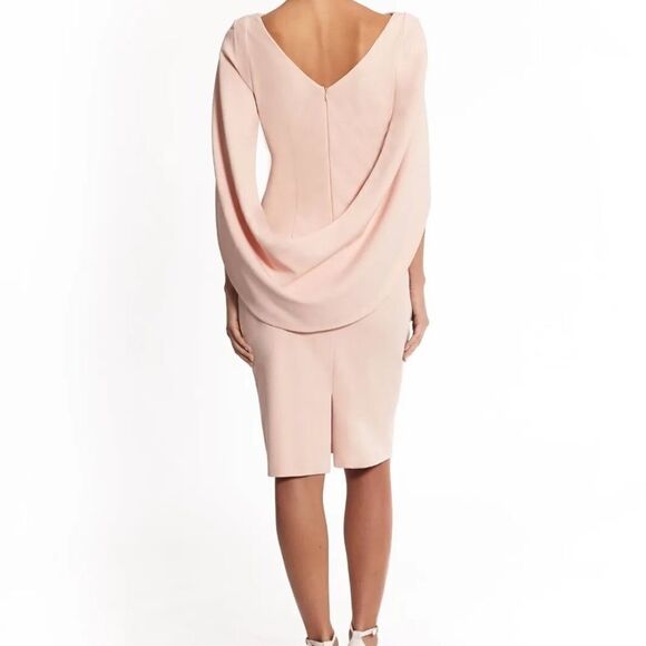 Betsey &Adam Drapedback  ruched  Sheath Dress NWOT 12 - Picture 2 of 11